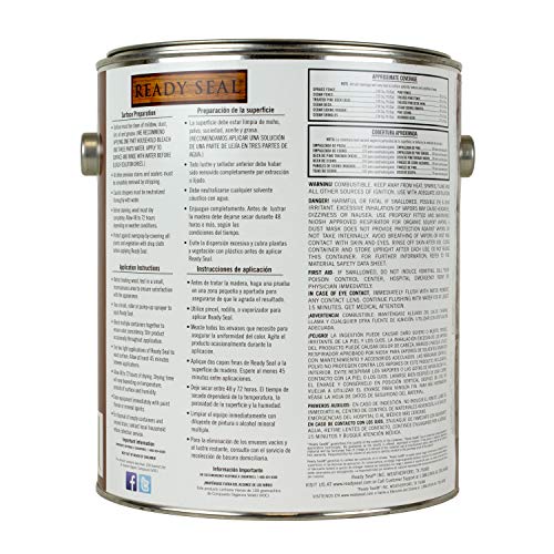 Ready Seal 110 1Gallon Can Golden Pine Exterior Wood Stain and Sealer
