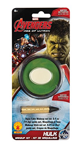 INCREDIBLE HULK Face Makeup Kit For Halloween Costume Ages 8+