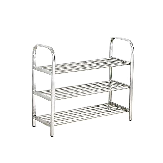 Gaiqin Chest Of Drawers 3 Layer Stainless Steel Shoe Rack Storage