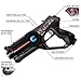 USA Toyz Laser Tag Toy Guns for Boys and Girls - 2pk Kids Toys Multiplayer Shooting Game Set w/ 2 Lazer Tag Guns for Kids and Adults (Black and Red)