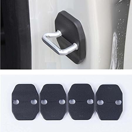 Amazon アクセサリーフィット用ジープコンパスラングラーpatriot Libertyドアロックバックルキャッチカバーケースキャップ抗錆 ドアロック 車 バイク