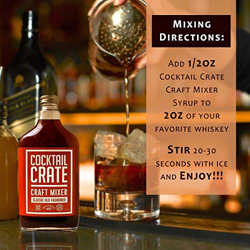 Cocktail-Crate-Old-Fashioned-Drink-Mixer-Award-Winning-Craft-Cocktail-Mixer-for-Classic-Old-Fashioned-Premium-Cocktail-Syrup-Handcrafted-with-Aromatic-Bitters-Demerara-Sugar-12oz-3-pack