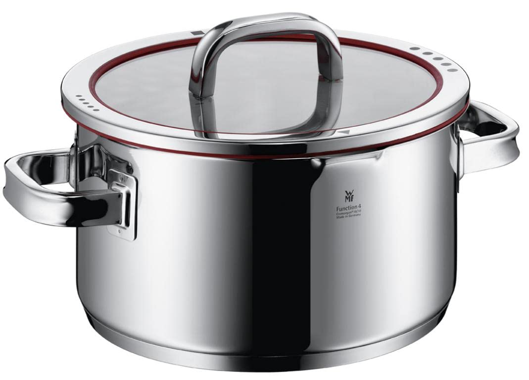 WMF Function 4 18/10 Stainless Steel 24cm High Casserole with Lid