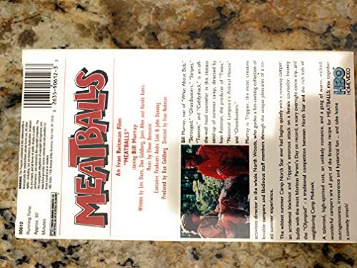 Meatballs VHS Tape - Bill Murray's 1979 Summer Camp Comedy Classic Directed by Ivan Reitman