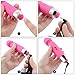 Luxsire Cordless Therapeutic Wand Massager Waterproof Elegant Power USB Rechargeable 8 Powerful Speeds & 20 Pulsating Patterns Vibration For Muscle Aches & Sports Recovery (Pink)