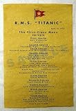 Titanic Menu
