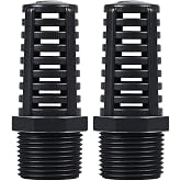 3/4 Inch Threaded Suction/Overflow Strainer, Screen Strainer 3/4 Inch (2 Pieces)