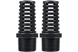 INANNING 3/4 Inch Threaded Suction/Overflow Strainer, Screen Strainer 3/4 Inch (2 Pieces)