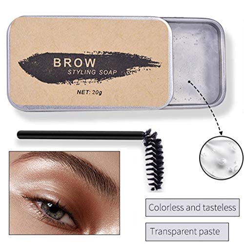 2 Pack Eyebrow Soap Kit, 4D Brows Gel Long Lasting Eyebrow Setting Gel