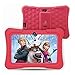Dragon Touch Y88X Plus Kids Tablet 16 GB 2019 Edition, 7 inch HD IPS Display Touchscreen Kidoz Pre-Installed with All-New Disney Content - Red