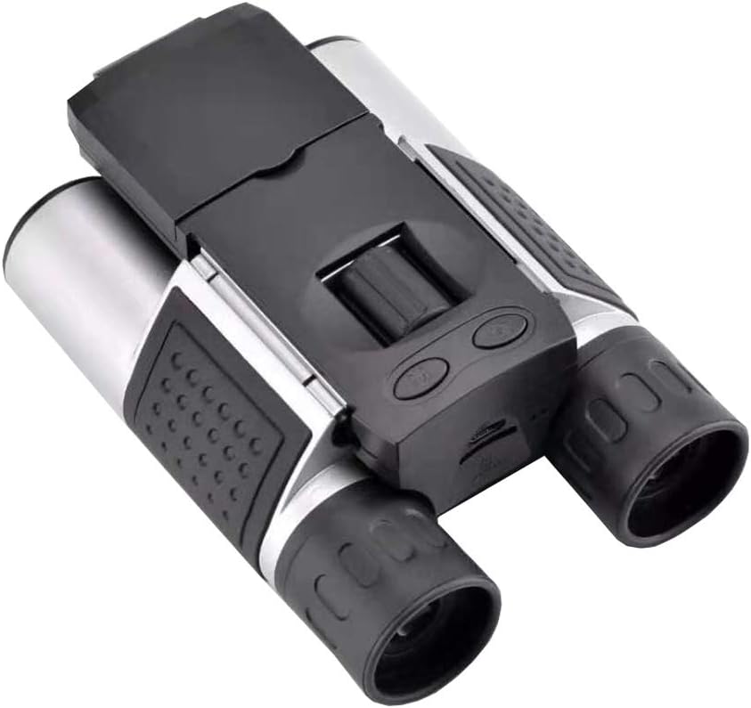 Vazussk 1.5" LCD Digital Binoculars with Camera for Adults, 10x25 Video Photo Recoder for Bird Watching Hunting Concerts and Sports Game with 16GB Cards : Camera & Photo