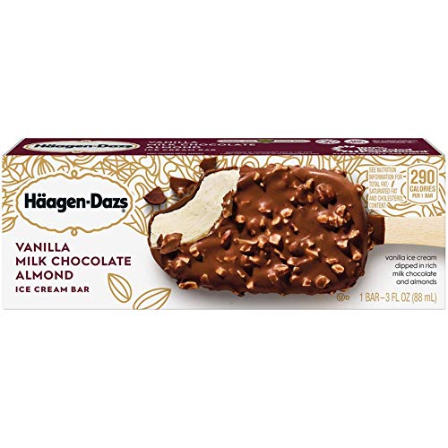 Haagen Dazs, Vanilla with Almonds Ice Cream
