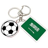 YVJCJV 2026 World Cup Soccer Keychain - 2026 World Cup Flag Keychain, Soccer Fan Gift &amp; Souvenir (2PCS)