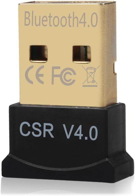 CCKARE Bluetooth USB Adapter, Free Drive, Bluetooth 4.0 Adapter PC for Win 10,8,7, XP Support Headphones, Speakers, etc.