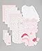 Spasilk Baby Essential 23 Piece Layette Set for Newborns and Infants, 0-6 Months, Pink Girl