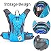 WACOOL 2L Waterproof Hydration Bladder Pack, Cycling Backpack, Lightweight Daypack (Blue and 2L Bladder)