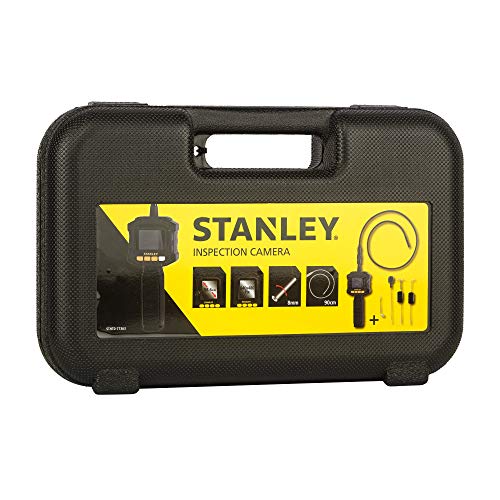 Stanley Inspektionskamera, Endoskop (90 cm Schwanenhals, 8mm Kamerakopf, 180° schwenkbares Display, LCD Farbdisplay, beleuchtet mit 4 LEDs, IP67 Klassifizierung, mit Koffer) STHT0-77363 – Bild 3