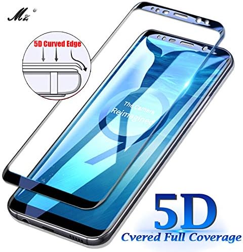 5D Full Cover for Samsung A8 Plus Screen Protective Glass for Galaxy S9 Plus A3 A5 A7 J3 J5 J7 2017 Note 9 j4 J6 A6 A8 2018 Case (Gold - J8 2018)
