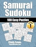 Samurai Sudoku Easy Puzzles - Volume 1: 100 Easy Samurai Sudoku Puzzles for the New Solver (Number Puzzle Fun) by Printed Fun, Cindy Evans