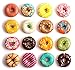 Ozera 2-Pack Donut Baking Pan, Non-Stick Donut Mold, Silicone Baking Molds for Donuts, Easy to Bake Full Size Perfect Shaped Doughnuts