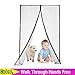 Hoobest Magnetic Screen Door with Heavy Duty Mesh Fastener Tape,Let Fresh Air in.Close Automaticlly(Screen Size36 X83 fit 34
