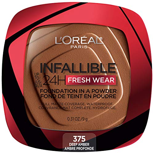 L'Oreal Paris Makeup Infallible Fresh Wear Foundation in a Powder, Up to 24H We…