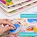 4 Pack Toddler Puzzles, Ezire Wooden Peg Puzzles for Kids - Numbers Puzzle, Alphabet Puzzle, Sea Creatures Puzzle, Tetris Puzzles Toy Perfect Pegged Puzzle for Baby Learning