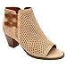 Vionic Aloft Chryssa - Women's Open Toe Bootie Light Sand - 9