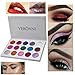 Best Pro Eyeshadow Palette Makeup - Matte + Shimmer 16 Colors - High Pigmented - Professional Vegan Nudes Warm Natural Bronze Neutral Smokey Cosmetic Eye Shadows (15 Color)