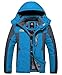 Lega Mens Waterproof Insulated Fleece Ski Jacket Windproof Hooded Rain Jacket