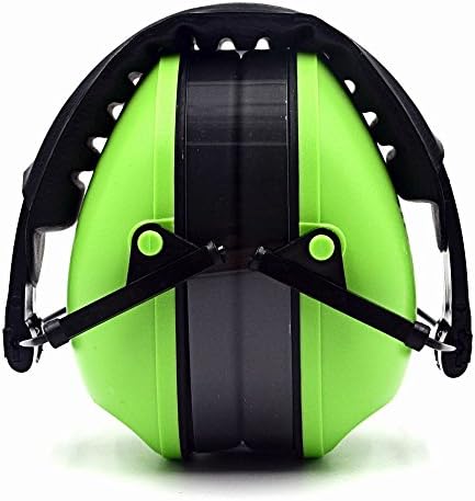 Ear Muffs Hearing Protection by Toennesen Folding Ear Defenders Headphone for Outdoors Sleeping Drumming Noise Reduction Protector Green