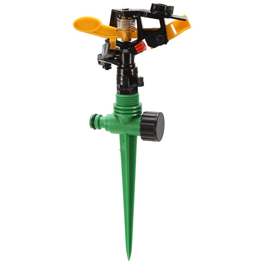Lawn Watering Sprinkler, 360° Rotating Garden Yard Circular Irrigation Equipment Adjustable Long-range Sprayer