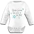 T-shirt Bébé Garçon 'Beau Gosse De Père En Fils' – 100% Coton, Taille 1 An à 5 Ans, Blanc, Fabriqué En UE - 8