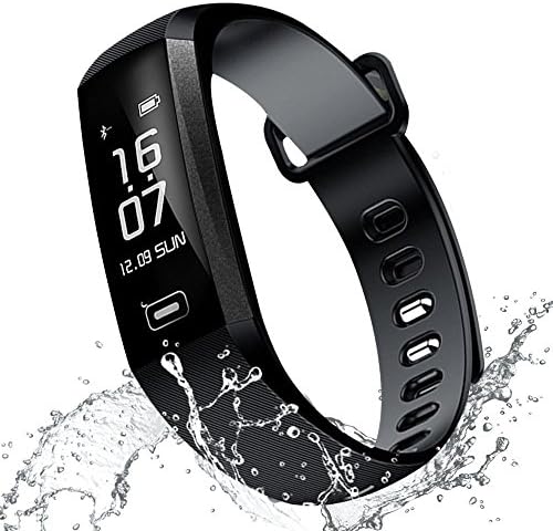 RAFERIAM Fitness Tracker with Heart Rate Monitor Touch Screen Activity Health Tracker Bluetooth Waterproof Pedometer Smart Watch for Android iPhone(Black)
