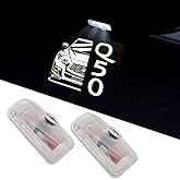 BuJinZeTui 2PCS LED Car Door Logo Lights Projector Compatible with Infiniti Q50 Q50L (V37) 2008-2022 Puddle Lights Ghost Shadow Light Kit Car Accessories