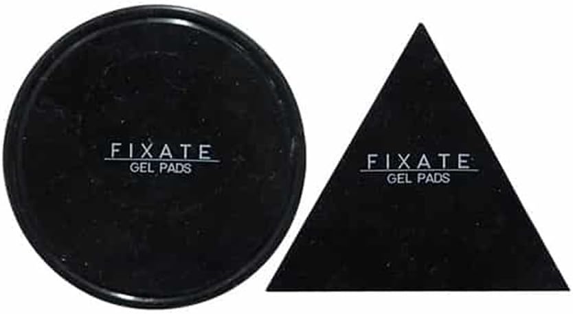 FIXATE Gel Pads Reusable Washable Powerful Gel Stickers For Mobile Tablets Keys Bottle (2 Pieces Packing)