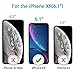 Marge Plus Compatible with iPhone XR Screen Protector, [3pack] Clear HD Tempered Glass Screen Protector Anti-Scratch 2.5 D Curved Edge 6.1 Inch 99% Touch Accurate