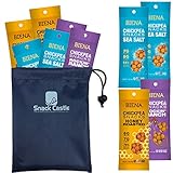 Biena Chickpea Snacks, Roasted Crunchy Chickpeas for Weight Watchers - 1.2 Ounce 10-Pack (Variety Pack) with 1 Snack Castle 9