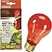 Zilla Incandescent Bulb, Night Red, Ideal for Nocturnal Reptile Species