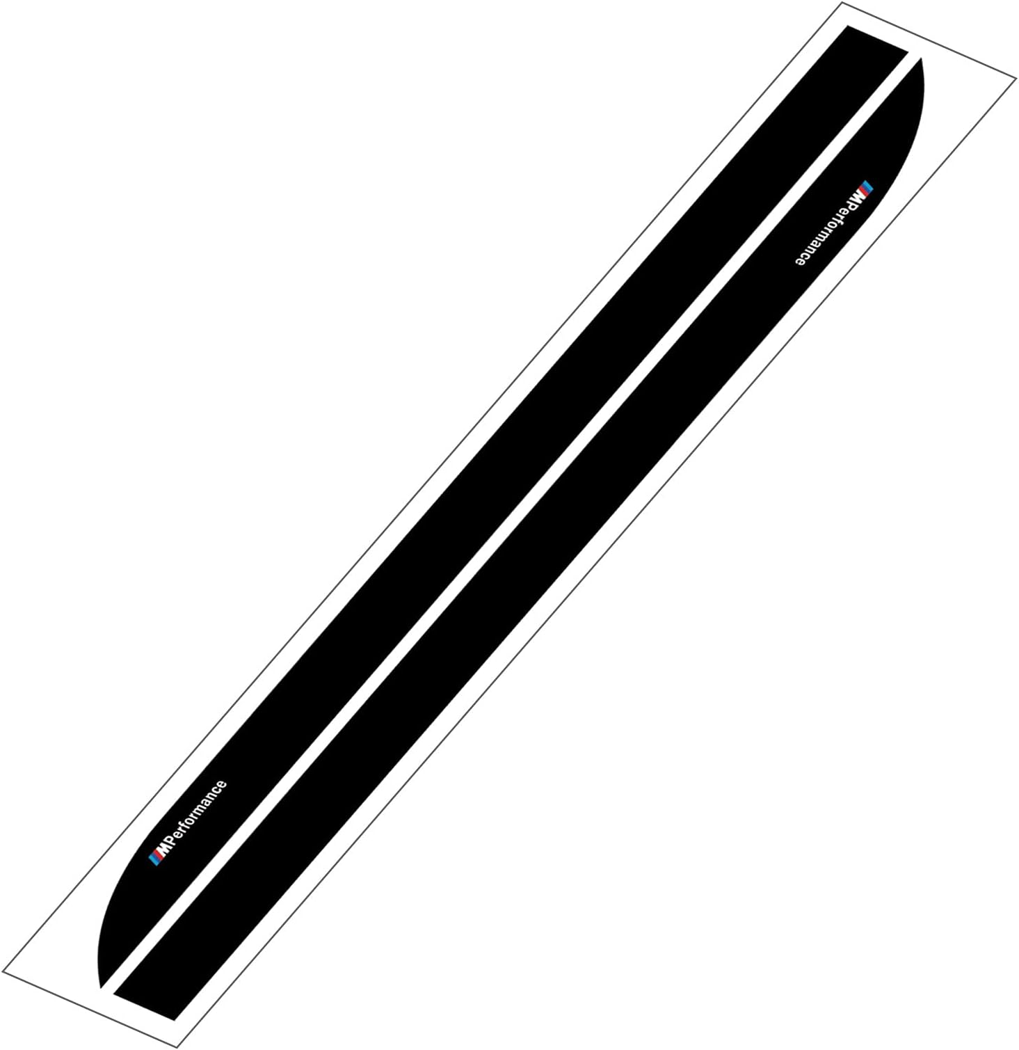 VINYX Vinyl Stickers set compatible with F30 / F31 models 3 series (2011-2019) for car Side Skirts Decals Graphics