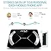 Triomph Bluetooth Smart Body Fat Scale with iOS/Android App - Digital Body Composition Analyzer Measures Body Weight, Body Fat, Water, Muscle Mass, BMR, Bone Mass and Visceral Fat, 400 lbs, Black