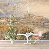 Wall Murals Self-Adhesive Removable The Dogana and San Giorgio Maggiore by Joseph Mallord William Turner Wallpaper Home Decoration for Living Room,Bedroom - 66x96 inches