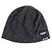 Mydeal Washable Winter Men Women Hat Bluetooth Beanie Running Cap with Bluetooth Stereo Headphones Mic Hands Free Rechargeable Battery Compatible with iPhone Android Tablets