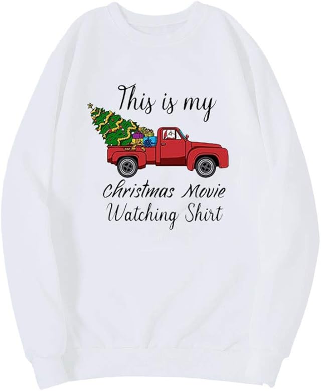 Frasi Natale On Tumbrl.Frauit Felpe Senza Cappuccio Natale Maglie Ragazza Con Frasi Belle Felpe Felpa Donna Tumblr Natalizio Natalizi Invernali Sweatshirt Invernale Pullover Donna Inverno Autunno Amazon It Abbigliamento