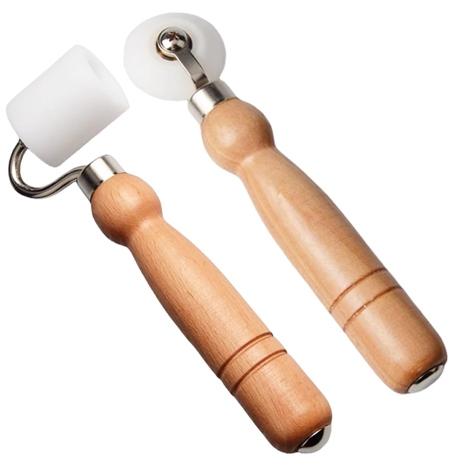 2Pcs Wallpaper Decorating Roller Flat Pressure Roller Internal External Corner Wallpaper Seam Roller Wallpaper Edge Seam Roller for Home Decorating