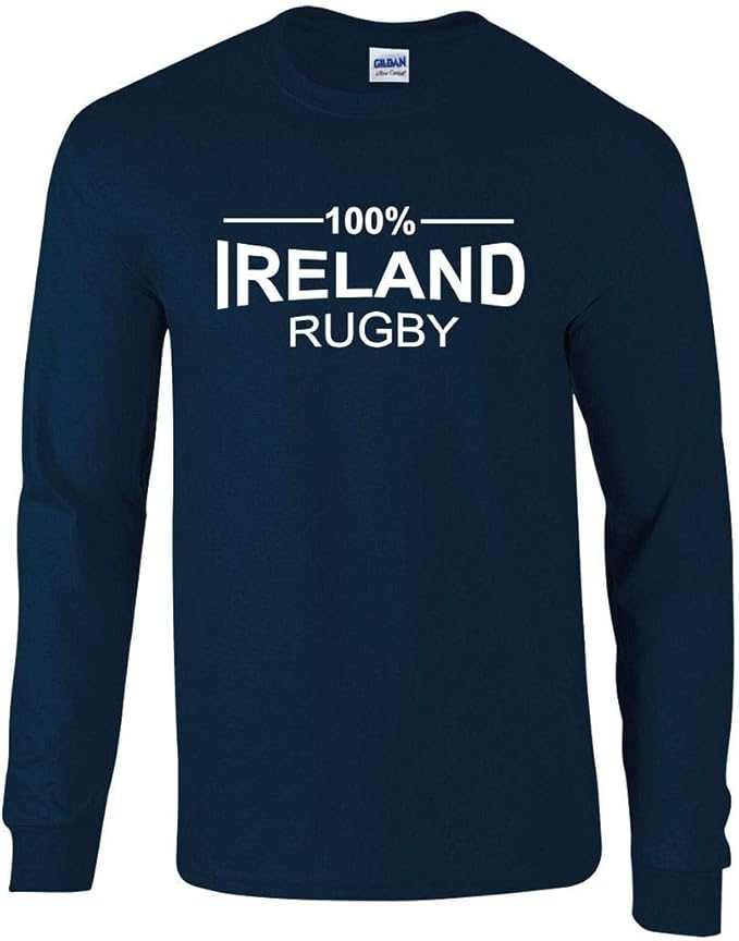 100 Ireland Rugby Sweatshirt MENS NAVY 2XL Amazon.co.uk Clothing