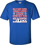 Go All Out Screenprinting X-Large Royal Blue Adult Chicago Cross Out World Champions T-Shirt