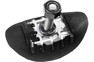 YTFRL Motorcycle Wheel Rim Lock, 1.6 Inch Tyre Clamp Wheel Lock with Rubber Liners to Prevent Inner Tube Wear, Secure Tire Grip Bolt Replacement for Motocross Dirt Bike Pit Bike