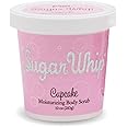Primal Elements Sugar Whip Exfoliating Scrub, Body and Face Cleanser for Silky Smooth, Moisturize All Skin Types, 10 Oz, Cupcake, 10 Ounce