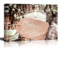 Canvas Wall Art Easter Day Theme Canvas Prints Home Artwork Decoration for Living Room Bedroom - 12x18 inches